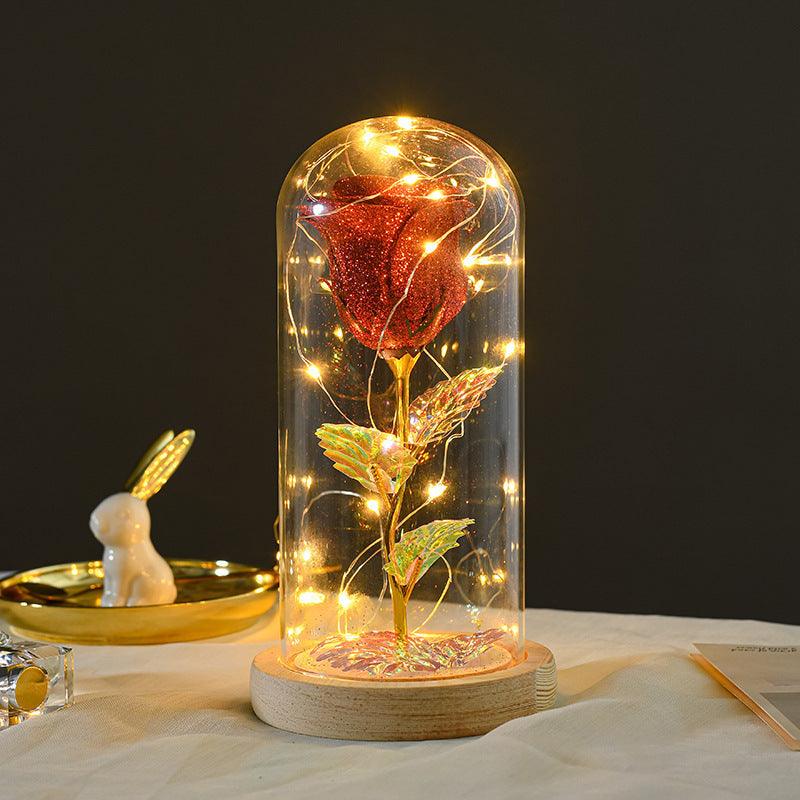 Eternal Rose Flowers LED Light Wedding Decoration Favors - My Heaven Home